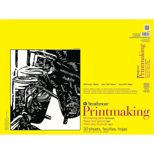 Strathmore&#xAE; 300 Series Printmaking Lightweight Paper Pad